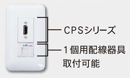 壁用AVコンセントCPSシリーズ