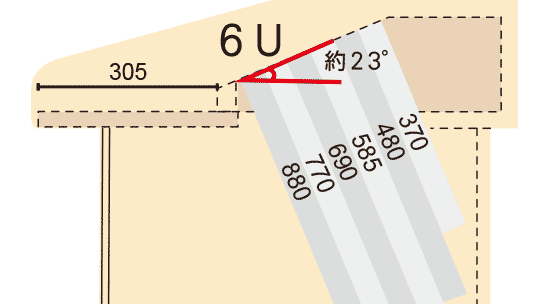 CT16T6D80奥行き