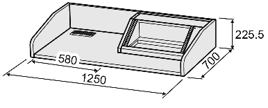 レクチャー卓 CDQ13-TR6