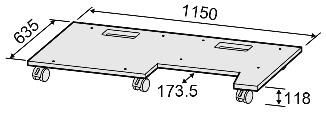 レクチャー卓 CDQ13-B5-RASC75