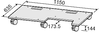 レクチャー卓 CDQ13-B7-RASC100