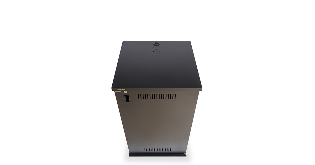 20U スチール製AVワゴン（組立式・扉付き）｜CWZK-20｜カナレ電気