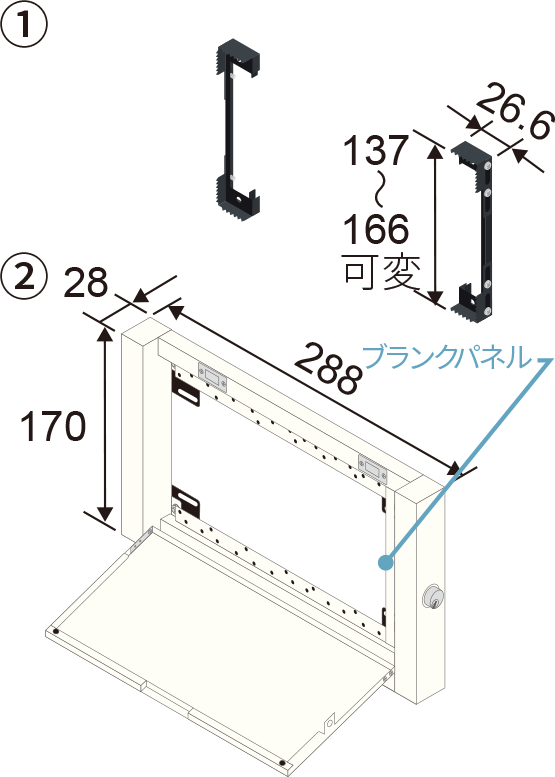 CSW-KBF-2-2-HK & CSW-KBFUDK5SB-2D6-W