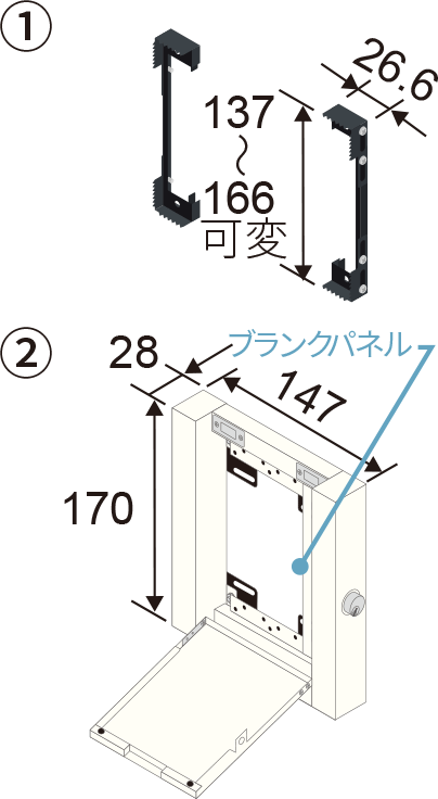 CSW-KBF-2-2-HK & CSW-KBFUDK2SB-2D2-W