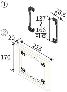 CSW-KBF-2-2-HK & CSW-KBF4SB-2D5-W