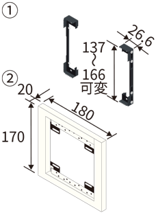 CSW-KBF-2-2-HK & CSW-KBF3SB-2D4-W