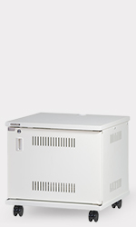 WQCビュートレ 9U スチール製AVワゴン（組立済・扉付き）｜CWZ-9｜カナレ電気