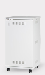 20U スチール製AVワゴン（組立済・扉付き）｜CWZ-20｜カナレ電気