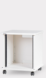 12U 木製AVワゴン（組立式・扉なし）｜CWXK-12-DN｜カナレ電気