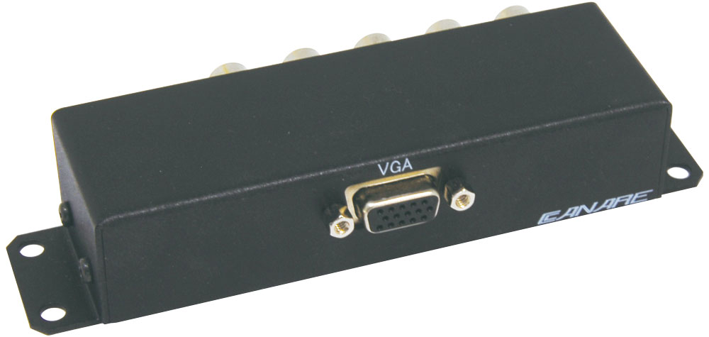 VESA-DDC対応VGAセパレートボックス | 接続ケーブル | カナレ電気